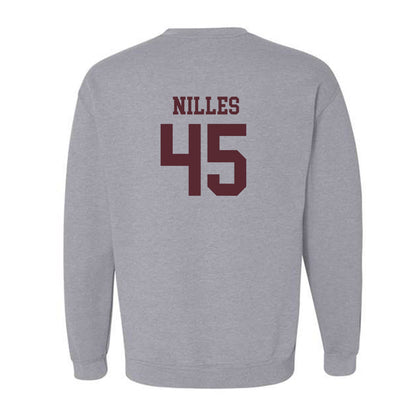 Texas State - NCAA Football : Cole Nilles - Crewneck Sweatshirt-1