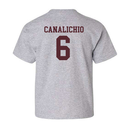 Texas State - NCAA Baseball : Will Canalichio - Youth T-Shirt-1