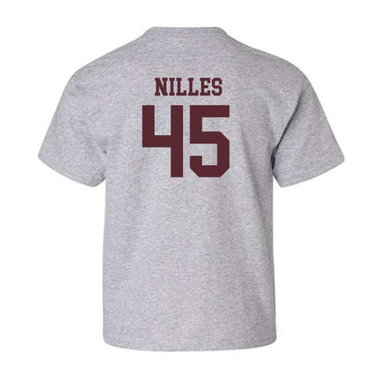 Texas State - NCAA Football : Cole Nilles - Youth T-Shirt-1