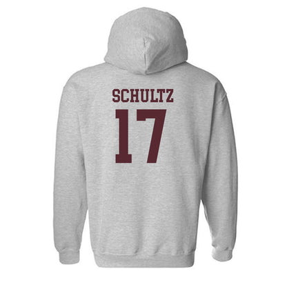 Texas State - NCAA Baseball : Logan Schultz - Classic Shersey Hooded Sweatshirt-1