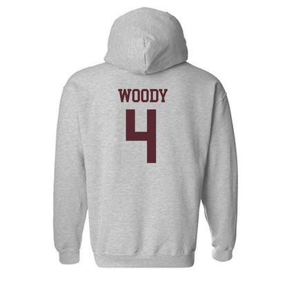 Texas State - NCAA Football : Tae Woody - Classic Shersey Hooded Sweatshirt-1