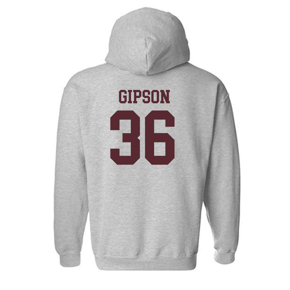 Texas State - NCAA Football : Greg Gipson - Classic Shersey Hooded Sweatshirt-1