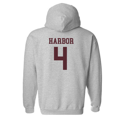 Texas State - NCAA Women's Basketball : Myla Harbor - Hooded Sweatshirt-1