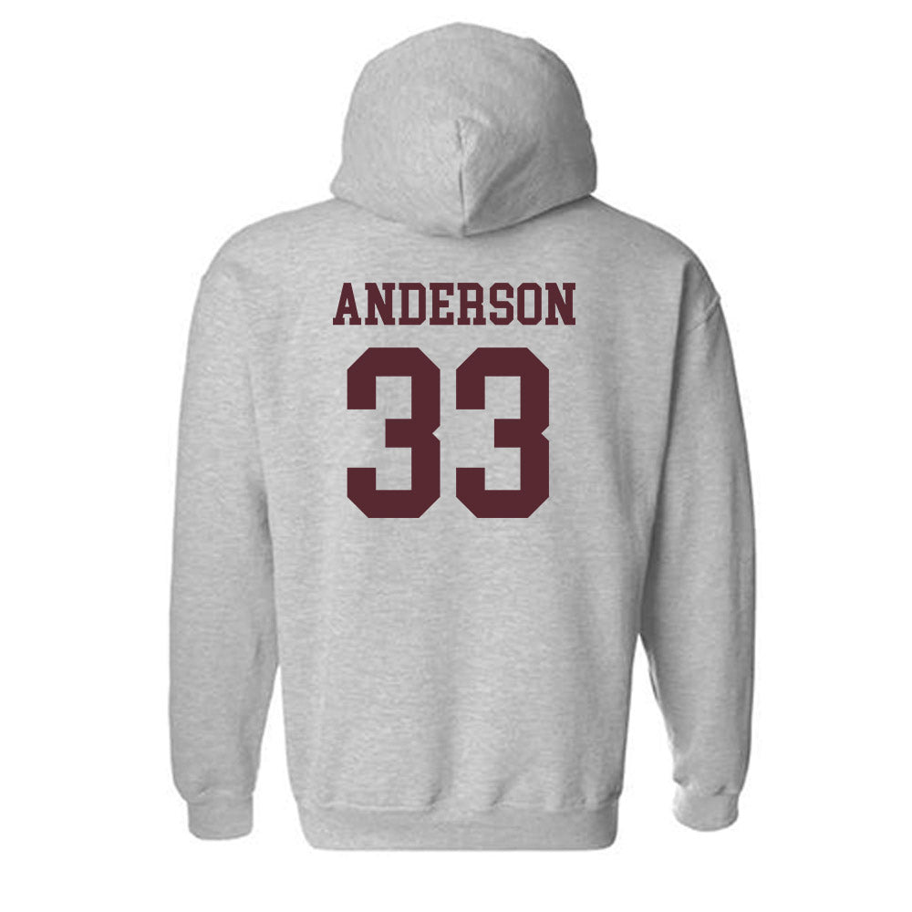 Texas State - NCAA Women's Basketball : Kyra Anderson - Hooded Sweatshirt-1