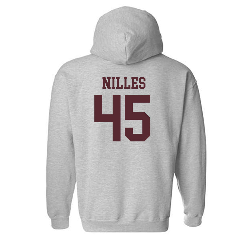 Texas State - NCAA Football : Cole Nilles - Hooded Sweatshirt-1