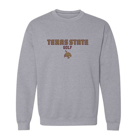 Texas State - NCAA Men's Golf : Terrin Anderson - Crewneck Sweatshirt-0