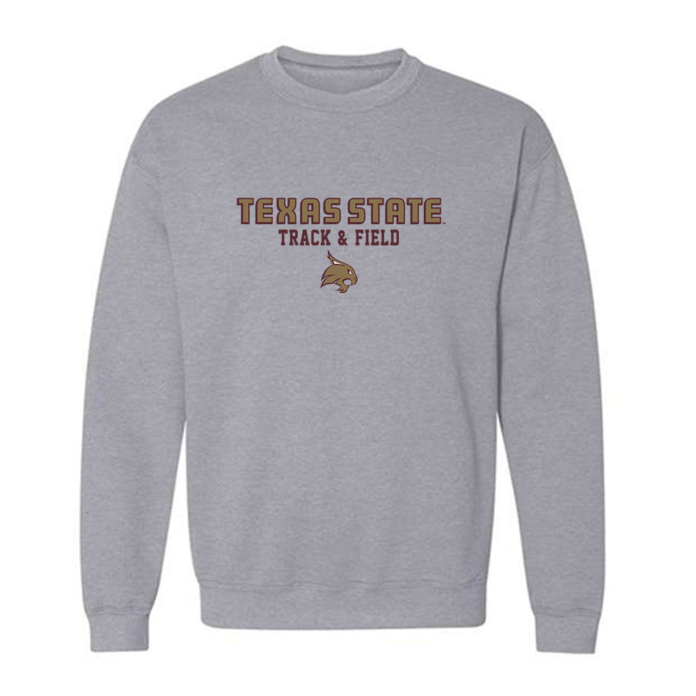 Texas State - NCAA Women's Track & Field : Tateayna Fuller - Classic Shersey Crewneck Sweatshirt-0