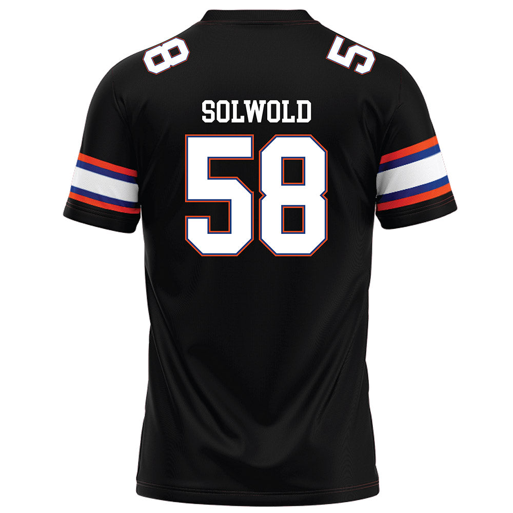 Florida - NCAA Football : Hunter Solwold - Black Football Jersey-1