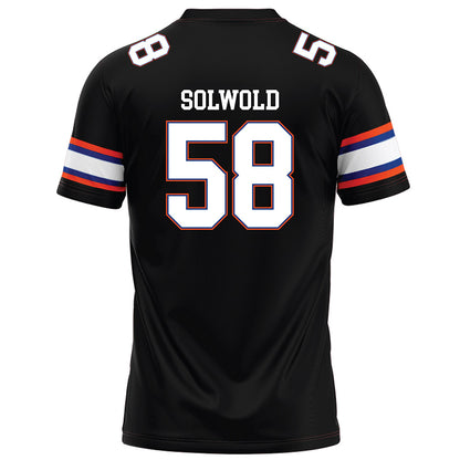 Florida - NCAA Football : Hunter Solwold - Black Football Jersey-1