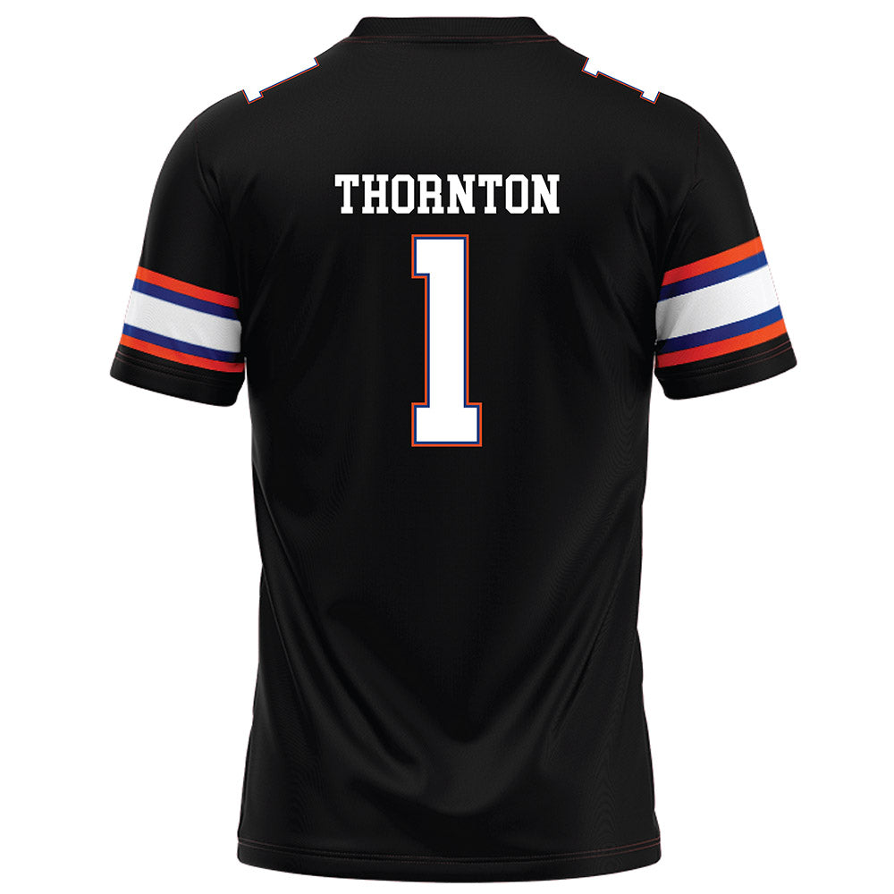 Florida - NCAA Football : Bryce Thornton - Black Football Jersey-1