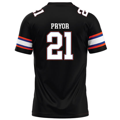 Florida - NCAA Football : Evan Pryor - Black Football Jersey-1