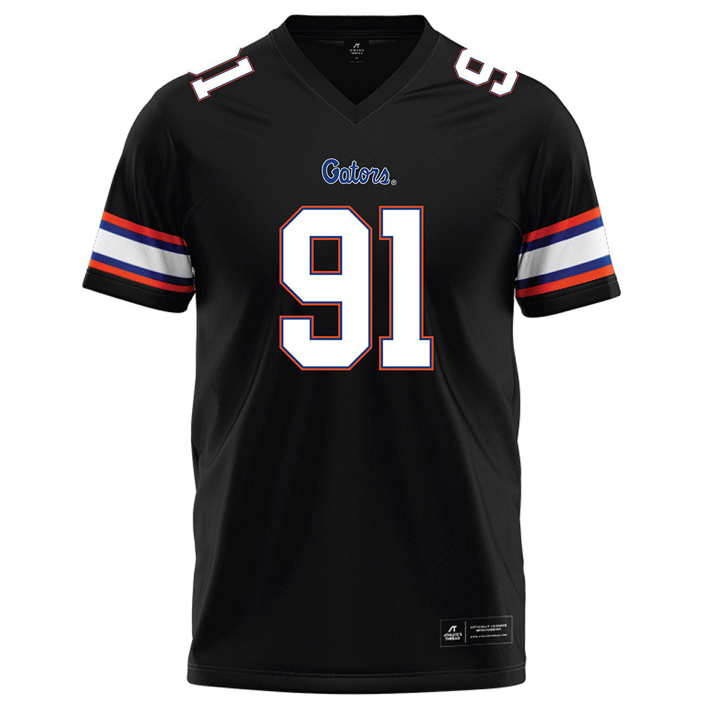 Florida - NCAA Football : Patrick Durkin - Black Football Jersey-0
