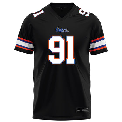 Florida - NCAA Football : Patrick Durkin - Black Football Jersey-0