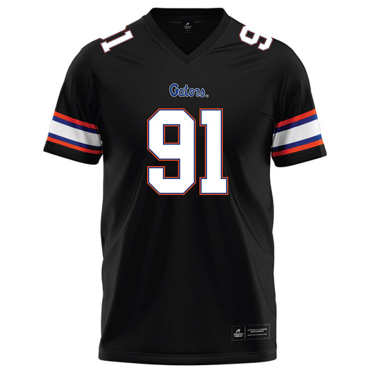Florida - NCAA Football : Patrick Durkin - Black Football Jersey-0