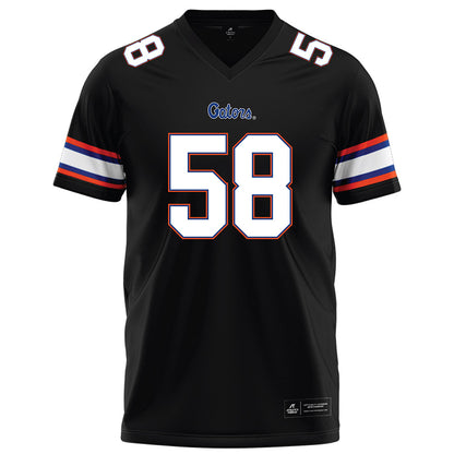 Florida - NCAA Football : Hunter Solwold - Black Football Jersey-0