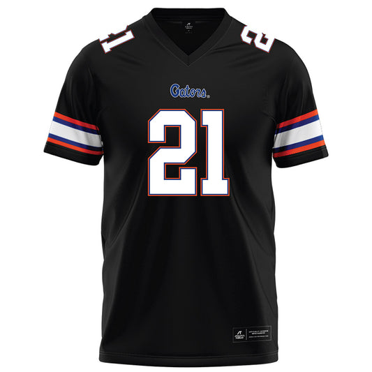 Florida - NCAA Football : Evan Pryor - Black Football Jersey-0