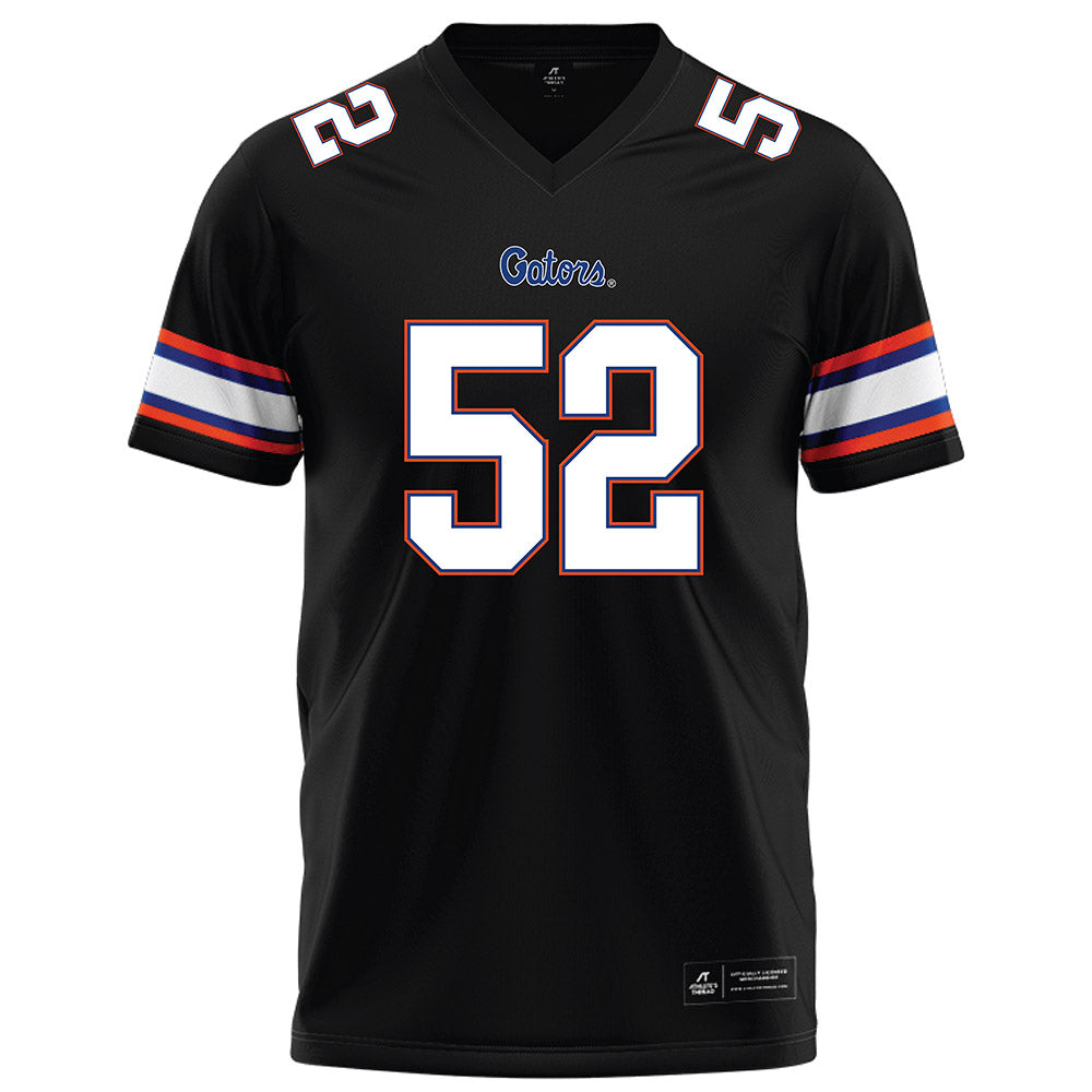 Florida - NCAA Football : Dylan Leighton - Black Football Jersey-0