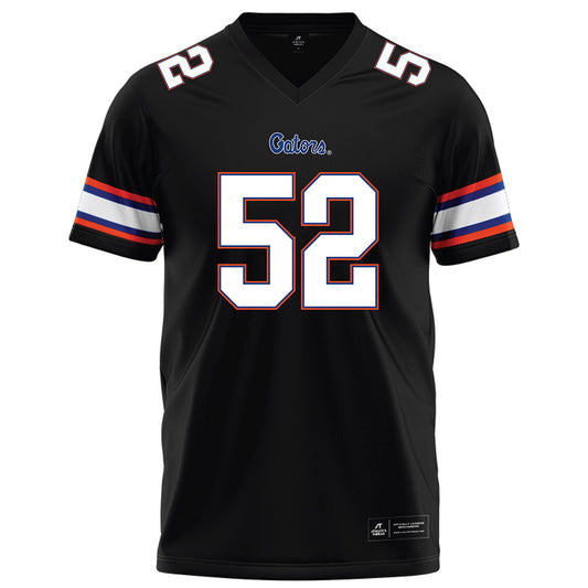 Florida - NCAA Football : Dylan Leighton - Black Football Jersey-0