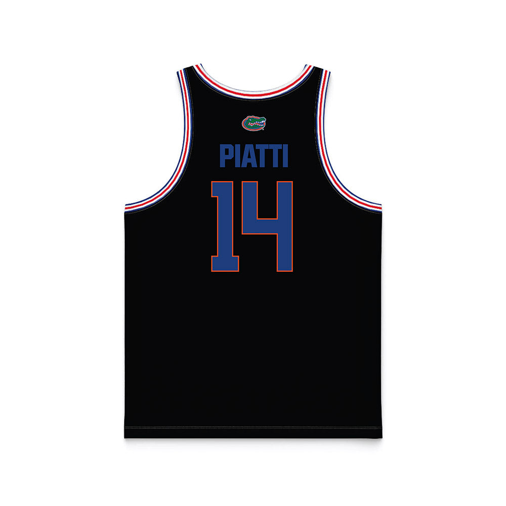 Florida - NCAA Women's Basketball : Caterina Piatti - Black Basketball Jersey-1