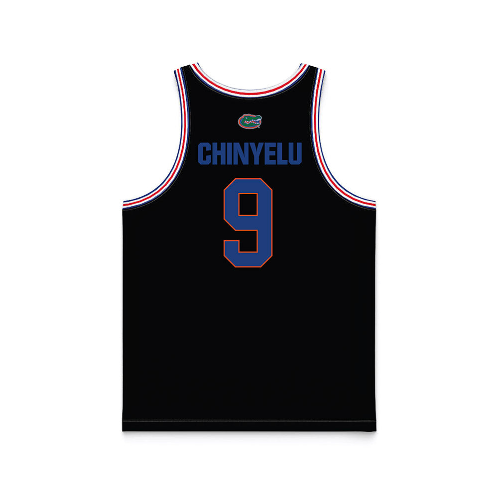 Florida - NCAA Men's Basketball : Rueben Chinyelu - Black Basketball Jersey