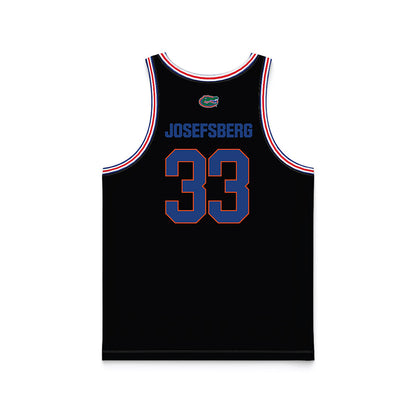 Florida - NCAA Men's Basketball : Cooper Josefsberg - Black Basketball Jersey