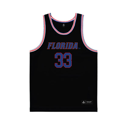 Florida - NCAA Men's Basketball : Cooper Josefsberg - Black Basketball Jersey