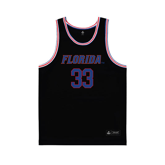 Florida - NCAA Men's Basketball : Cooper Josefsberg - Black Basketball Jersey