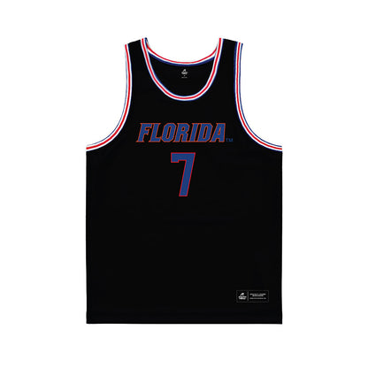 Florida - NCAA Women's Basketball : Emilija Dakic - Black Basketball Jersey-0