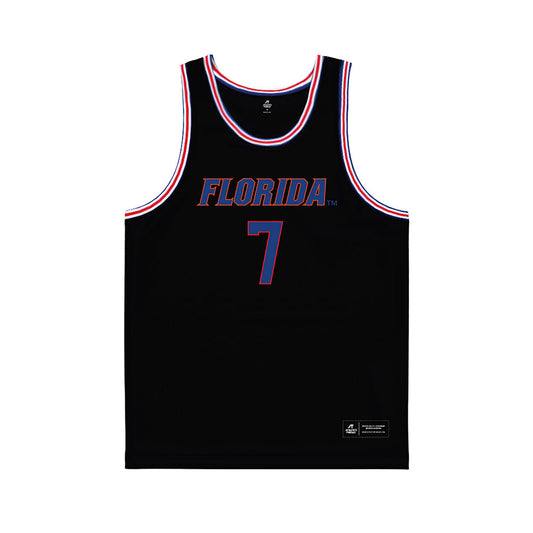 Florida - NCAA Women's Basketball : Emilija Dakic - Black Basketball Jersey-0