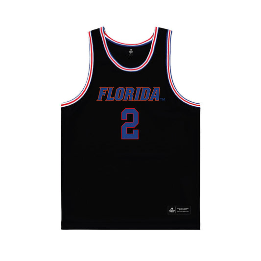 Florida - NCAA Women's Basketball : Nyadieng Yiech - Black Basketball Jersey-0