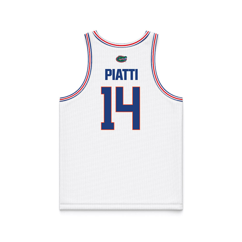 Florida - NCAA Women's Basketball : Caterina Piatti - White Basketball Jersey-1