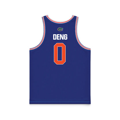 Florida - NCAA Women's Basketball : Sarah Deng - Royal Basketball Jersey-1
