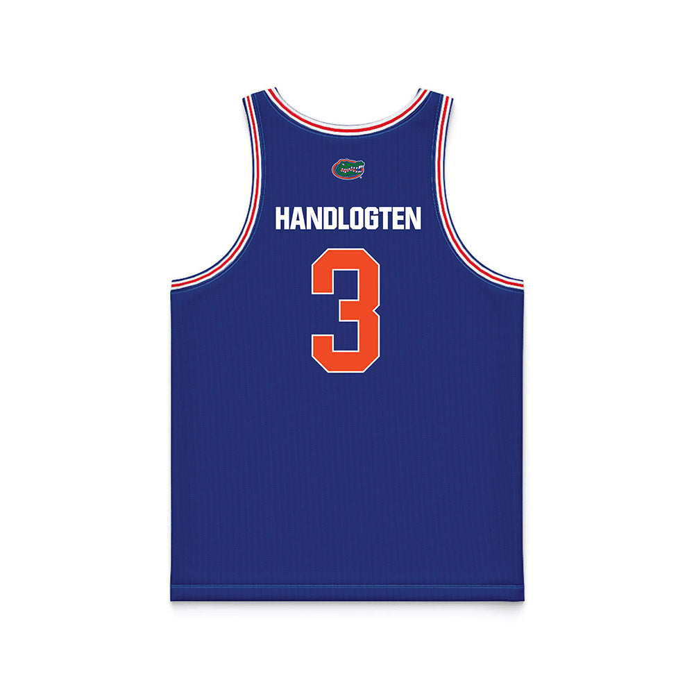 Florida - NCAA Men's Basketball : Micah Handlogten - Royal Basketball Jersey-1