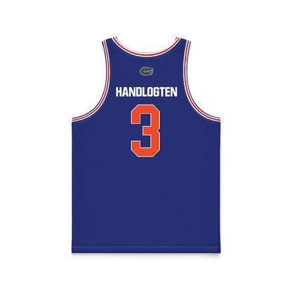 Florida - NCAA Men's Basketball : Micah Handlogten - Royal Basketball Jersey-1