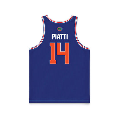 Florida - NCAA Women's Basketball : Caterina Piatti - Royal Basketball Jersey-1