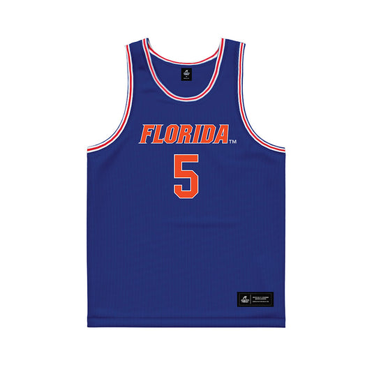 Florida - NCAA Women's Basketball : Skye Owen - Royal Basketball Jersey-0