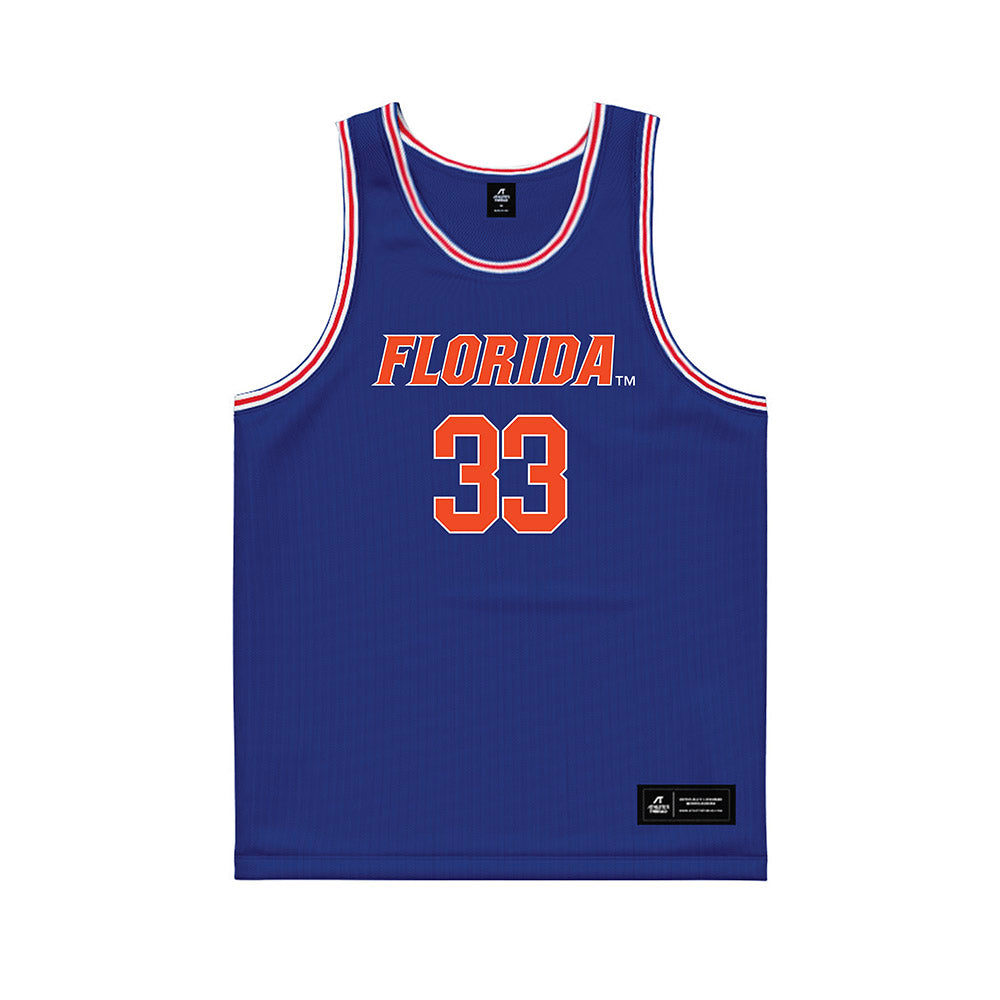 Florida - NCAA Men's Basketball : Cooper Josefsberg - Royal Basketball Jersey-0