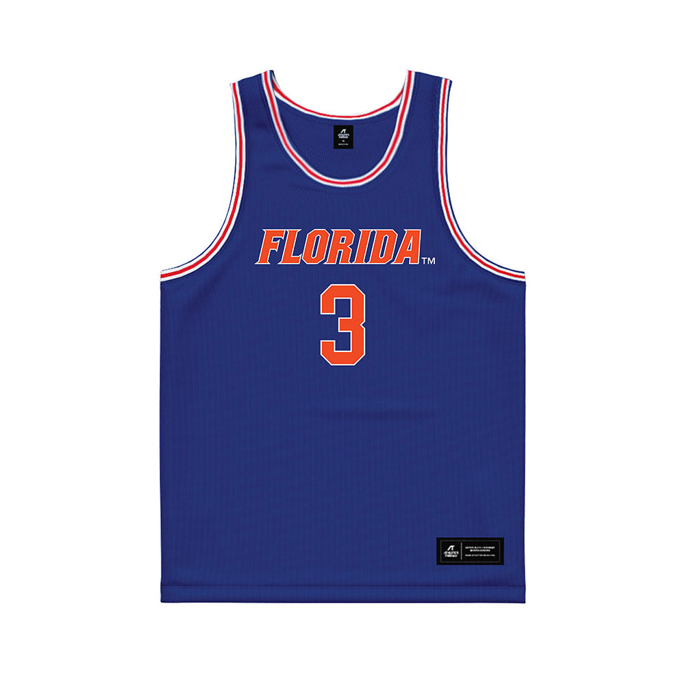 Florida - NCAA Men's Basketball : Micah Handlogten - Royal Basketball Jersey-0