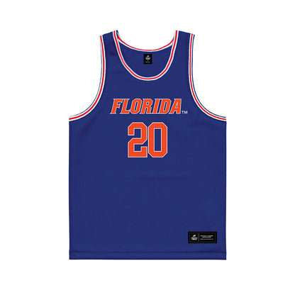 Florida - NCAA Men's Basketball : Isaiah Brown - Royal Basketball Jersey-0