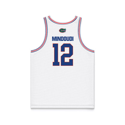 Florida - NCAA Women's Basketball : Daviane Mindoudi - White Basketball Jersey-1