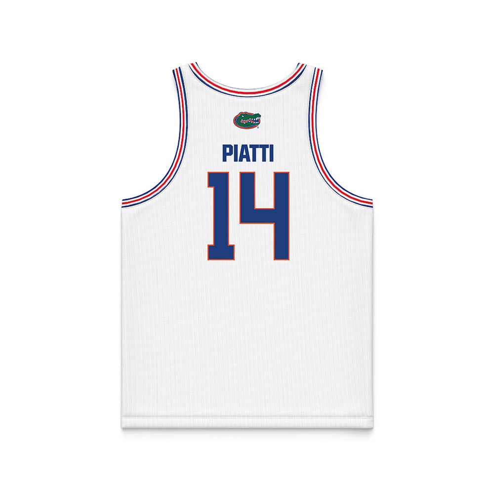 Florida - NCAA Women's Basketball : Caterina Piatti - White Basketball Jersey-1
