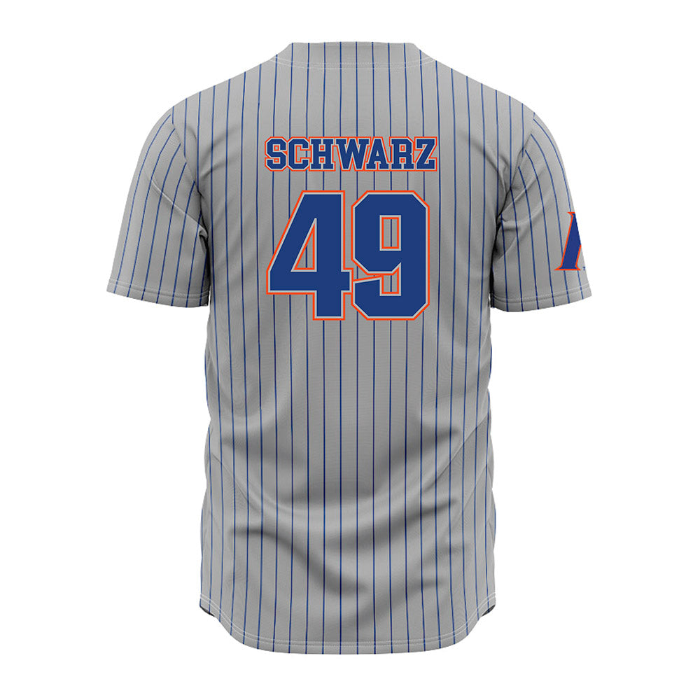 Florida - NCAA Baseball : Colton Schwarz - Grey Jersey-1