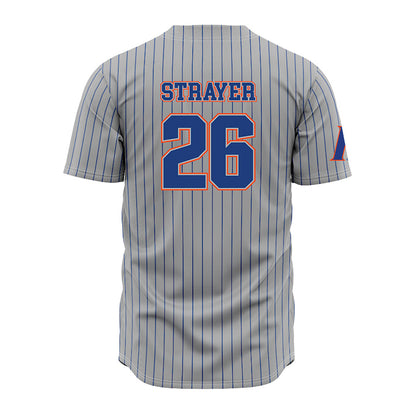 Florida - NCAA Baseball : Cash Strayer - Grey Jersey-1