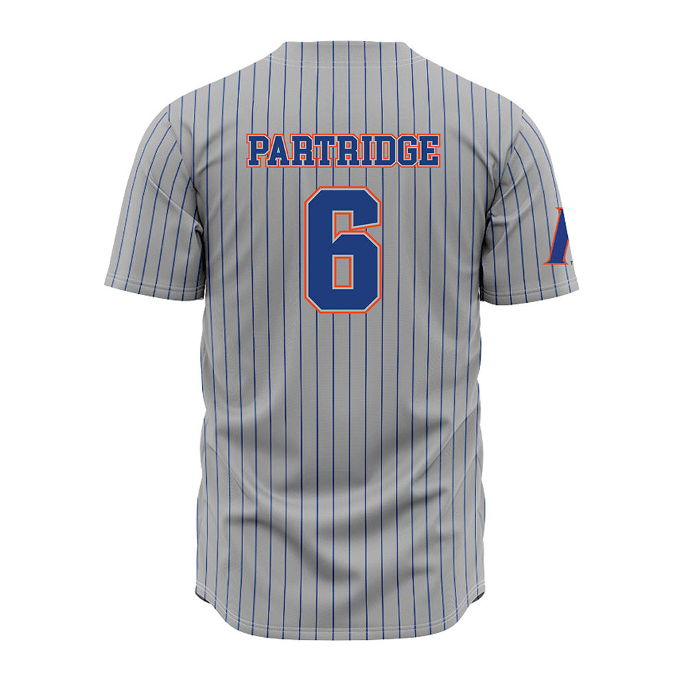 Florida - NCAA Baseball : Nic Partridge - Grey Jersey-1