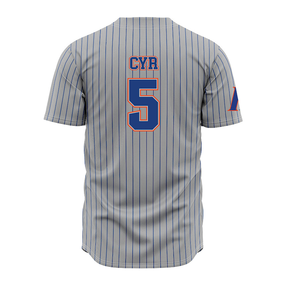 Florida - NCAA Baseball : Blake Cyr - Grey Jersey-1