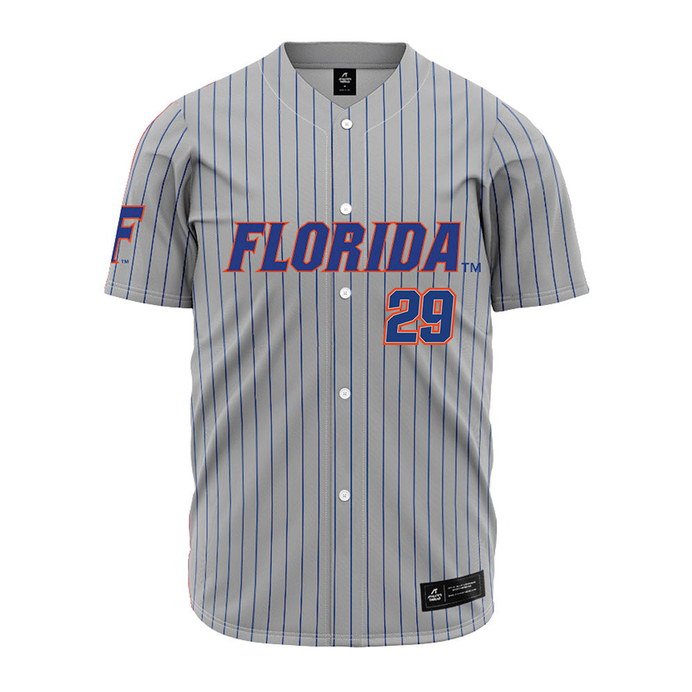 Florida - NCAA Baseball : Cole Stanford - Grey Jersey-0