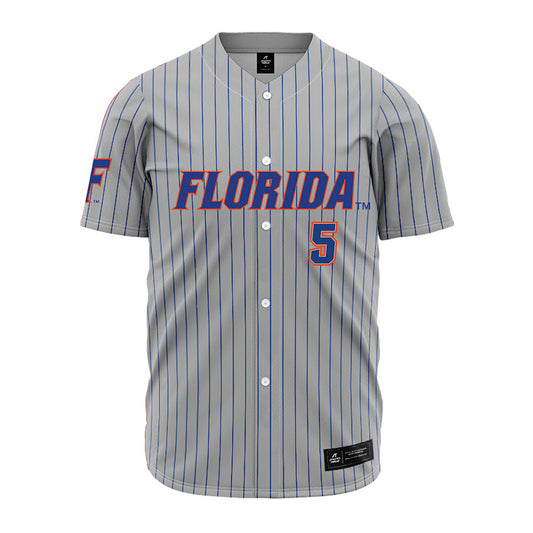 Florida - NCAA Baseball : Blake Cyr - Grey Jersey-0