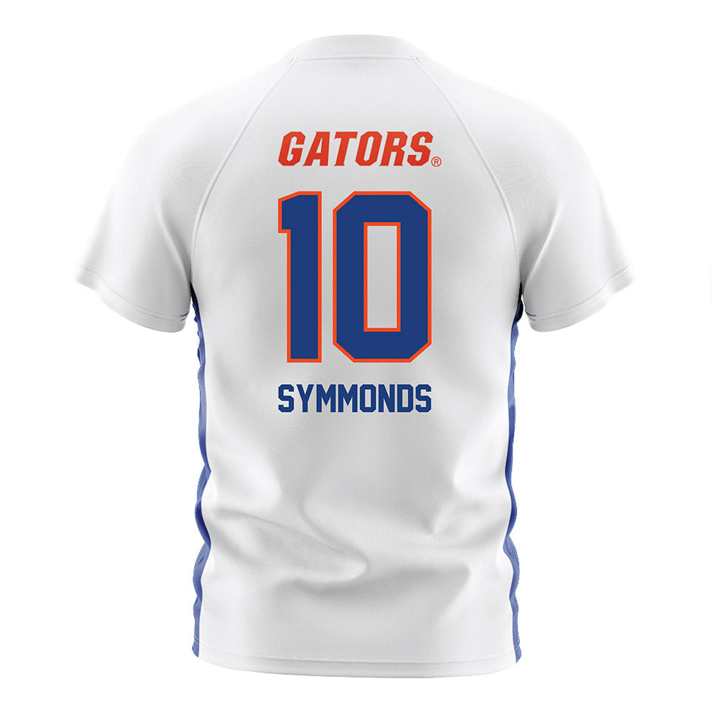 Florida - NCAA Women's Soccer : Adia Symmonds - White Soccer Jersey-1