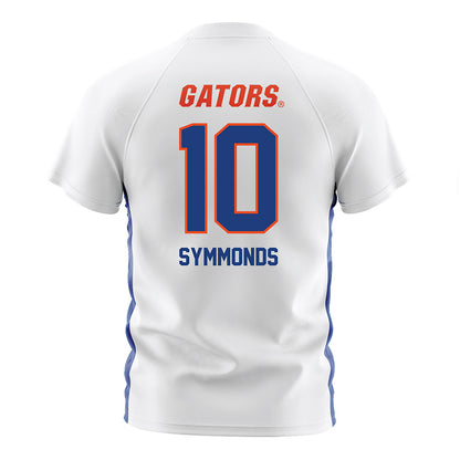 Florida - NCAA Women's Soccer : Adia Symmonds - White Soccer Jersey-1