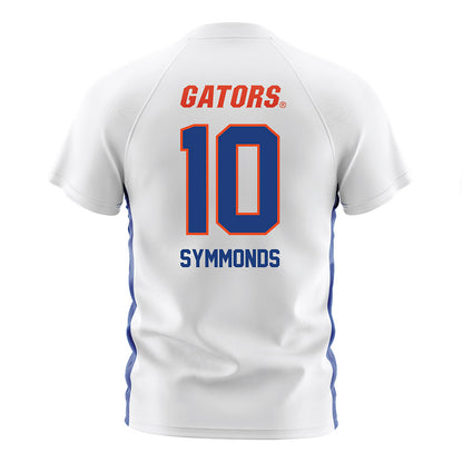 Florida - NCAA Women's Soccer : Adia Symmonds - White Soccer Jersey-1